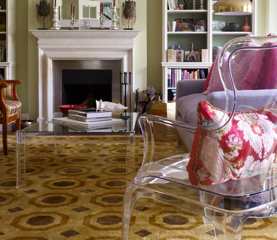 Octagon rug by Kate Thornley-Hall Interior Designer Toronto